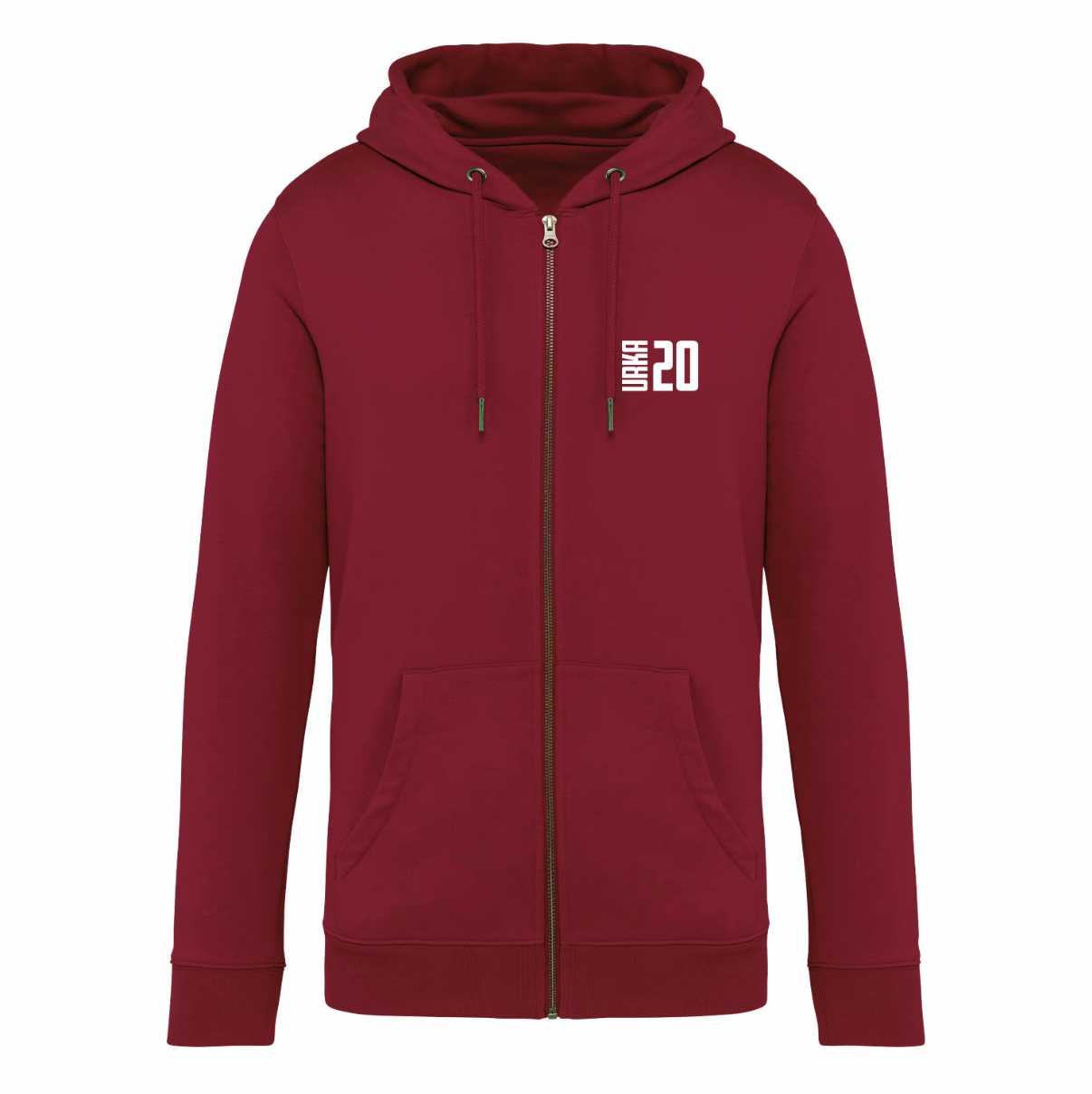 FELPA CON ZIP ERIKA PIANCASTELLI HIBISCUS RED
