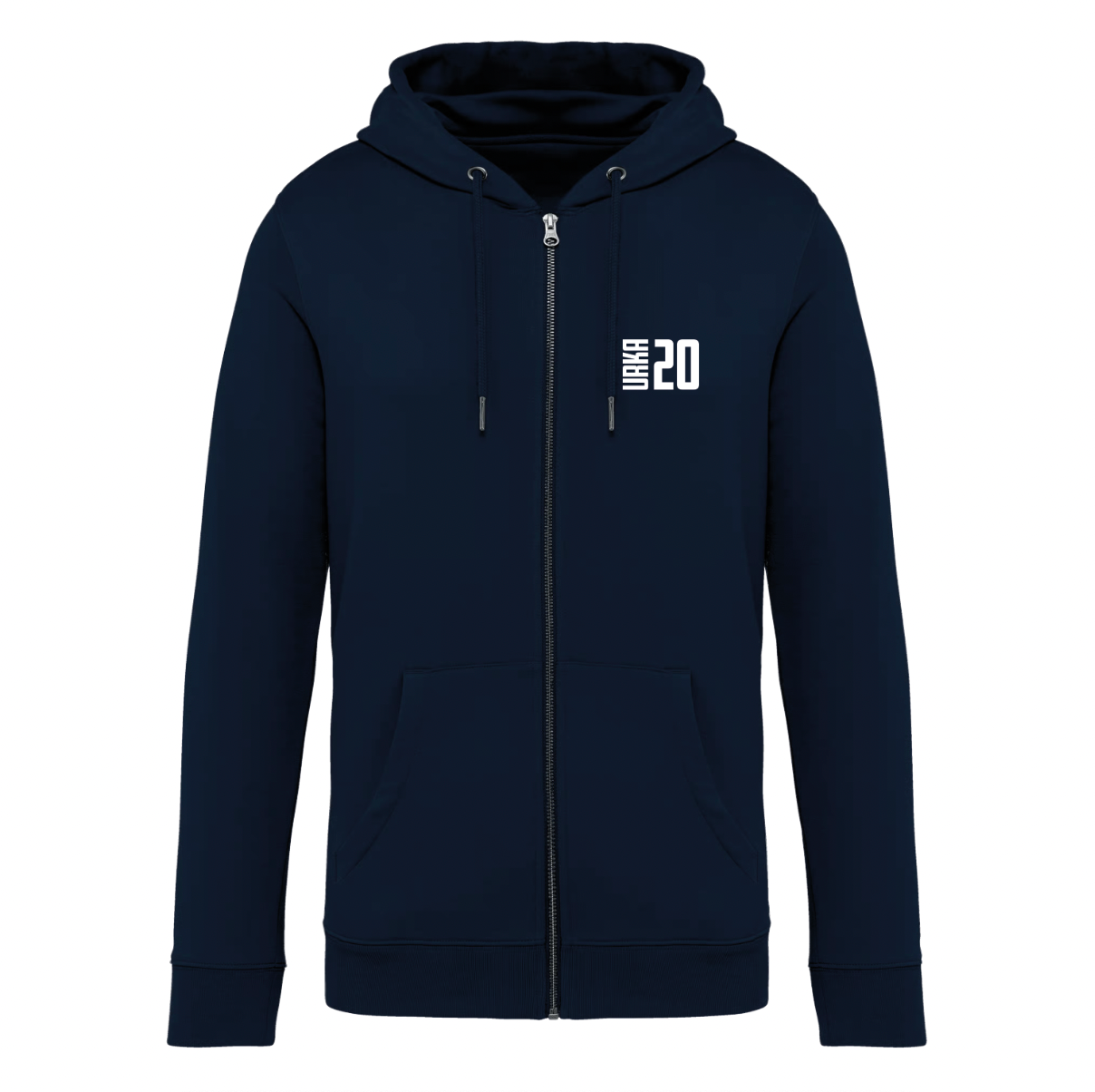 FELPA CON ZIP ERIKA PIANCASTELLI NAVY BLUE