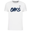 T-shirt uomo a maniche corte bianca OAKS