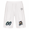 Pantaloncino unisex performance bianco OAKS