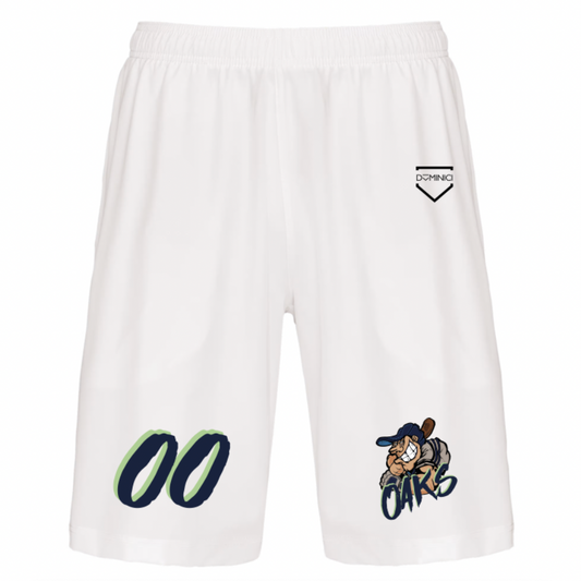 Pantaloncino unisex performance bianco OAKS