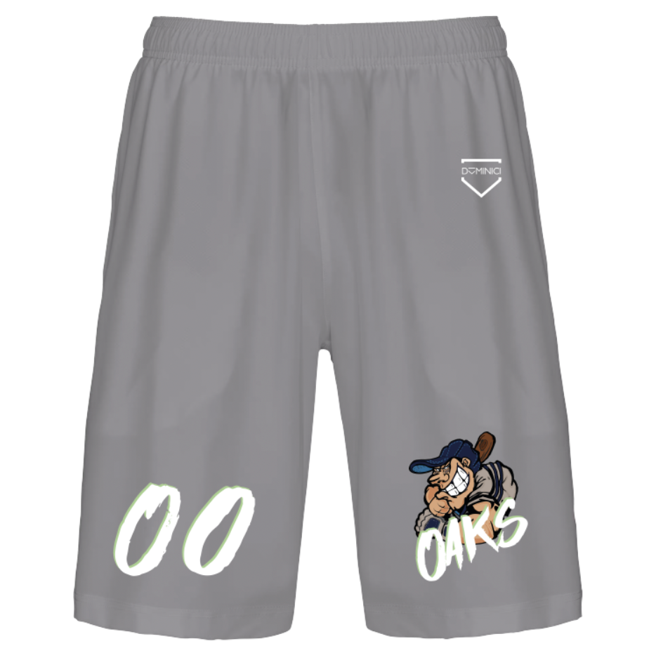 Pantaloncino unisex performance grigio OAKS