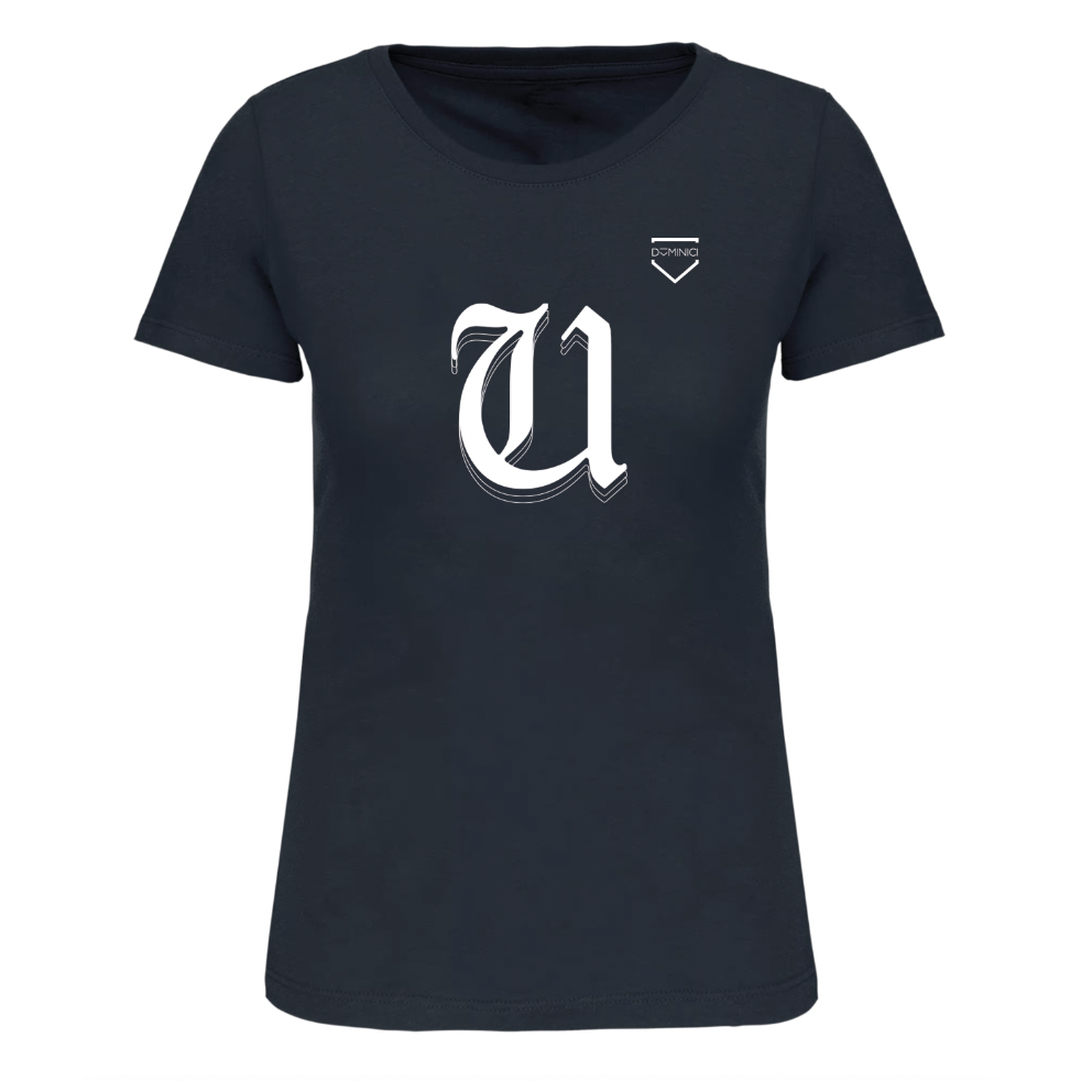 T-shirt donna a maniche corte navy USTICA