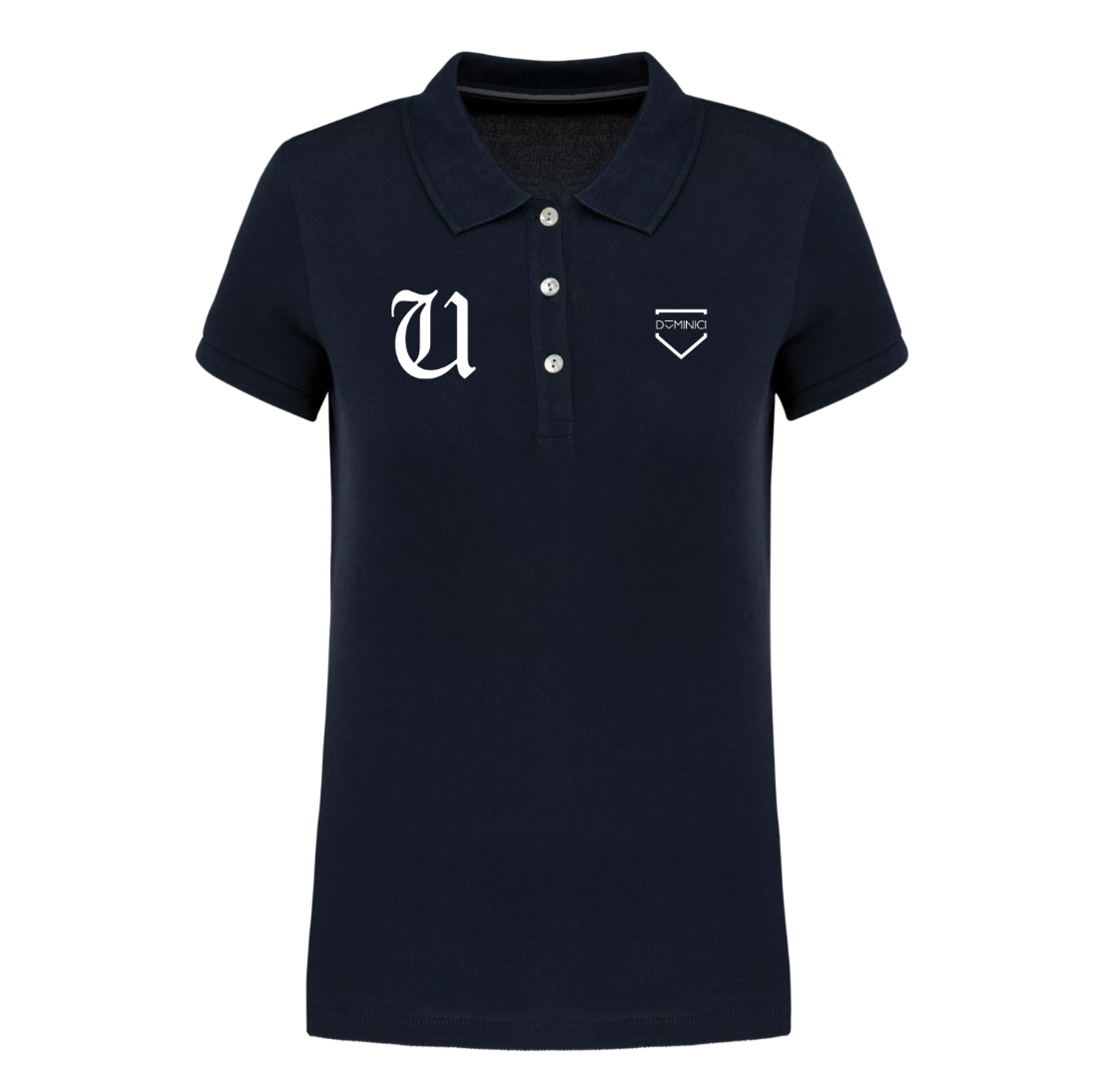 Polo donna Supima manica corta navy USTICA
