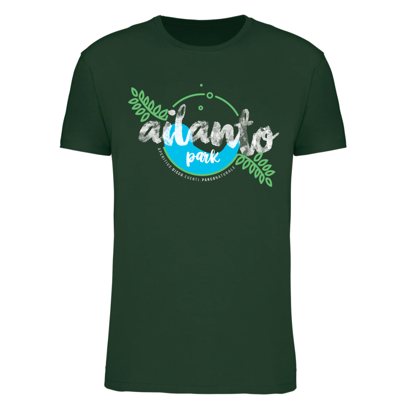 T-shirt maniche corte verde AILANTO PARK