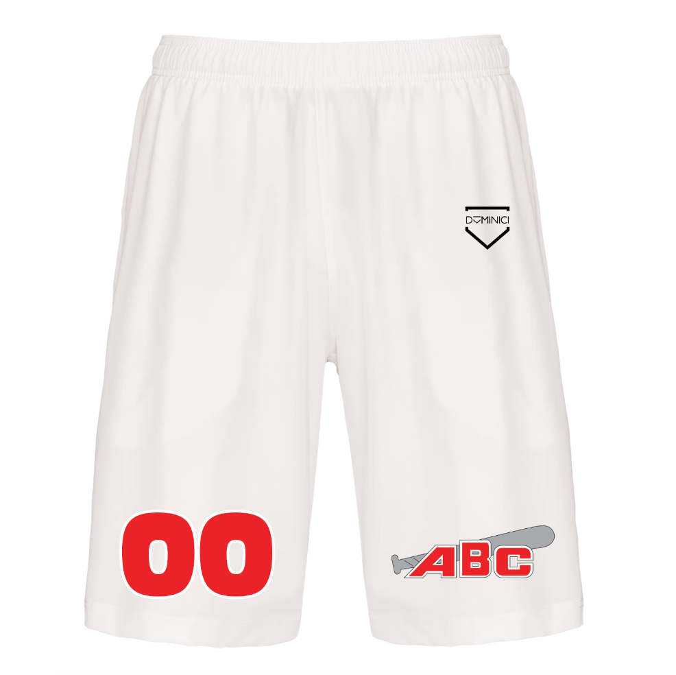 Pantaloncino unisex performance bianco ABC