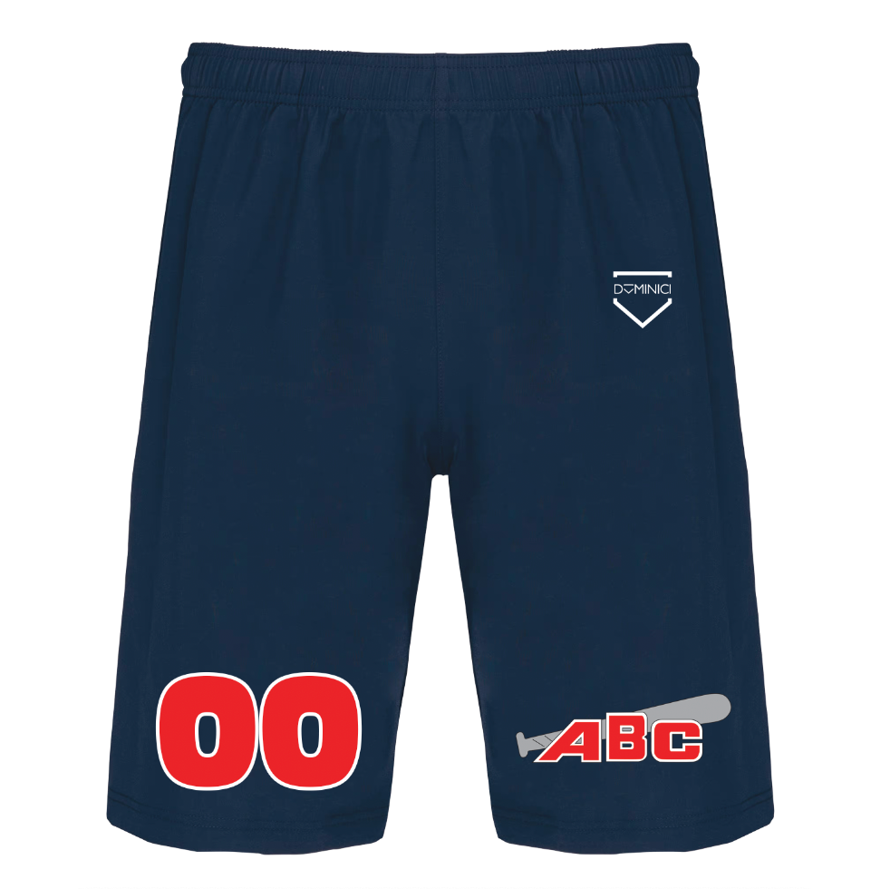 Pantaloncino unisex performance navy ABC