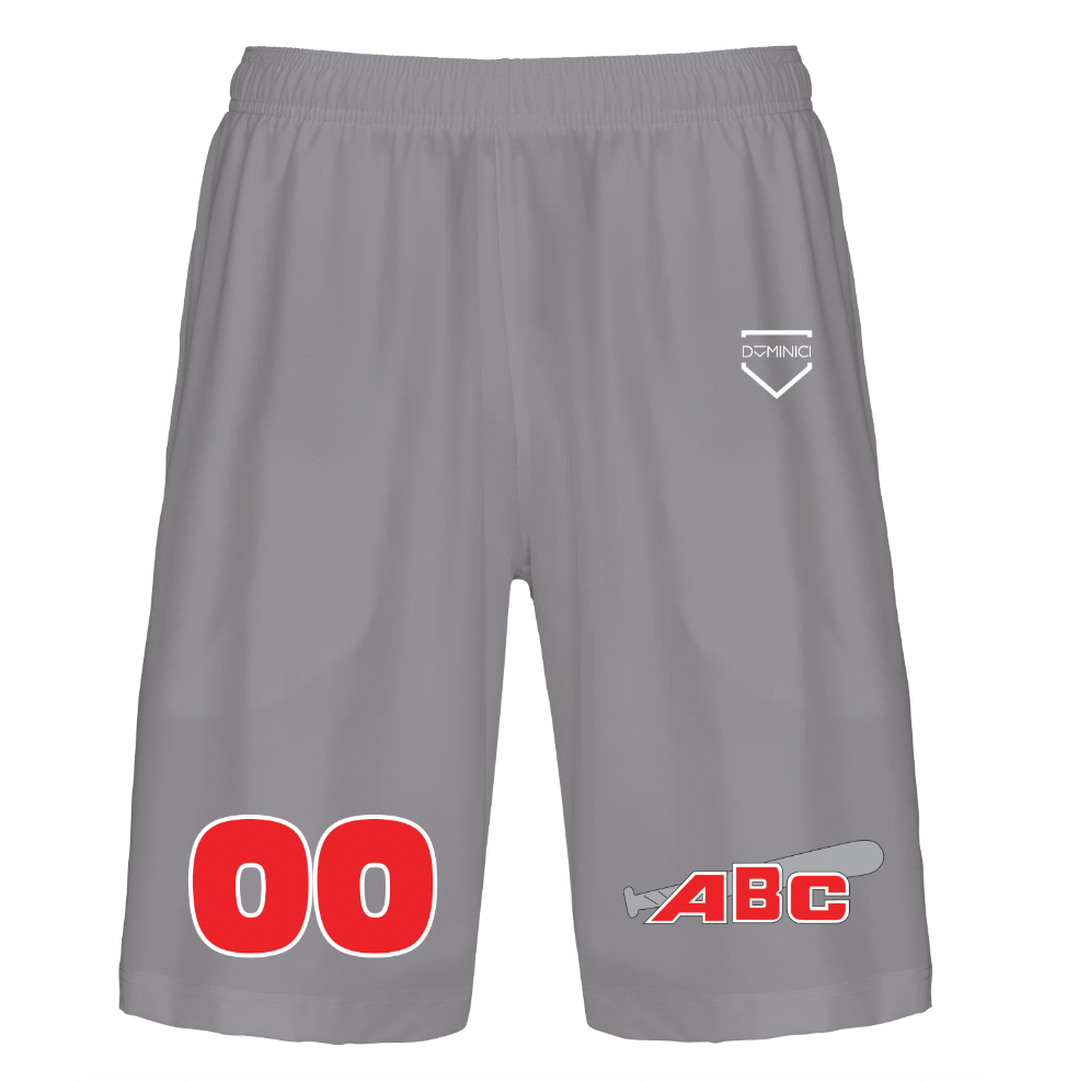 Pantaloncino unisex performance grigi ABC