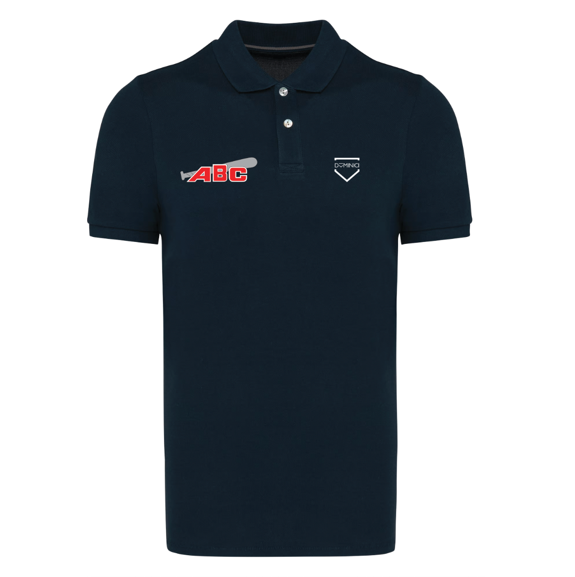 Polo uomo Supima manica corta navy ABC