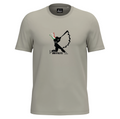 T-SHIRT UOMO ERIKA PIANCASTELLI BRAND BEIGE CREAM