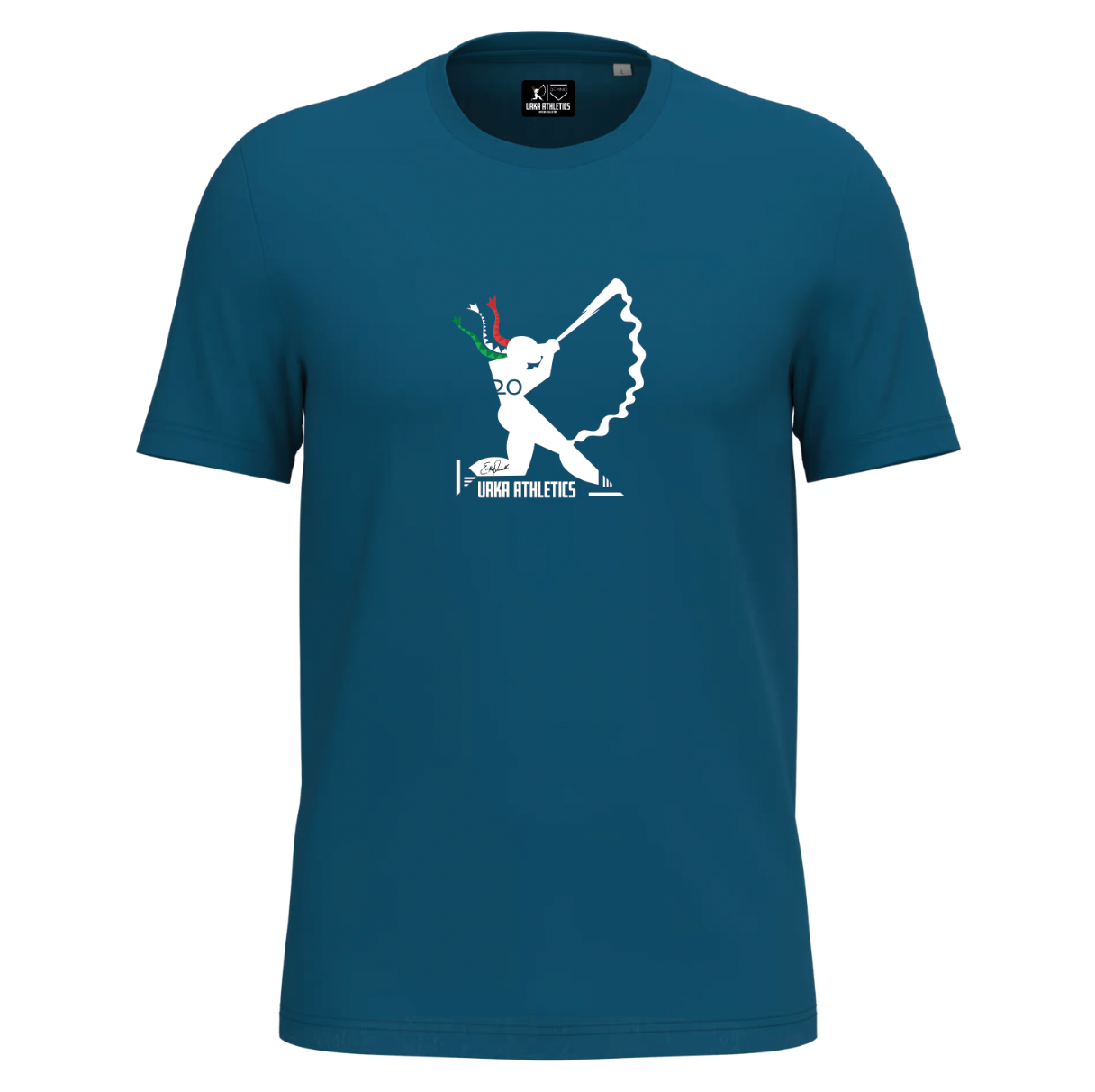 T-SHIRT UOMO ERIKA PIANCASTELLI BRAND BLUE SHAPPIRE