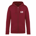 FELPA CON ZIP ERIKA PIANCASTELLI HIBISCUS RED