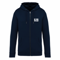 FELPA CON ZIP ERIKA PIANCASTELLI NAVY BLUE