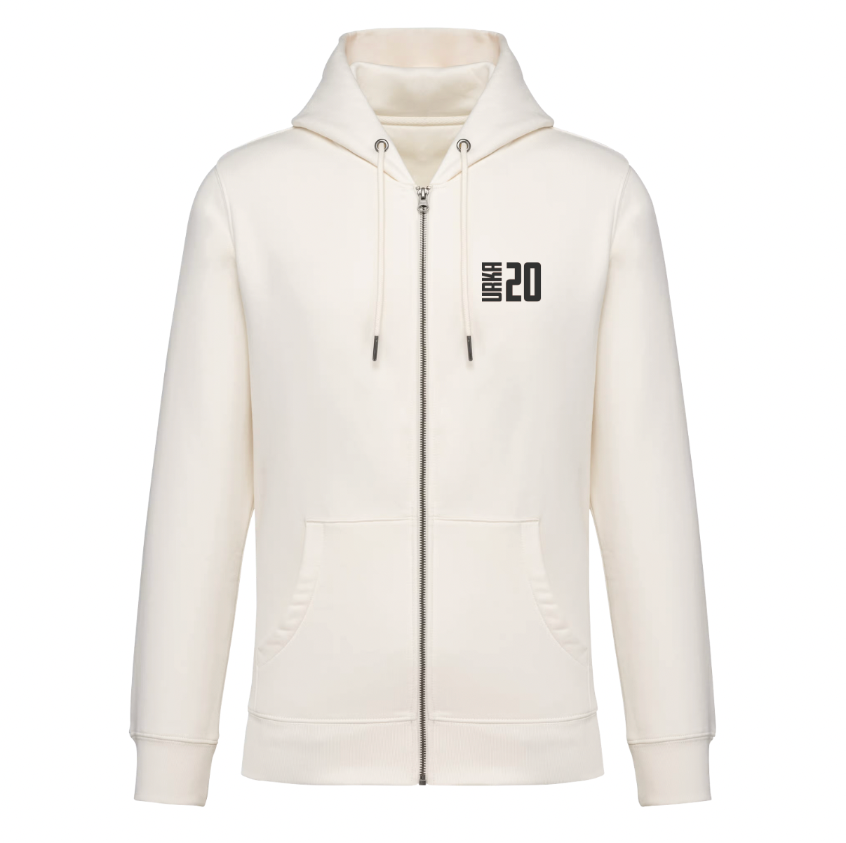 FELPA CON ZIP ERIKA PIANCASTELLI IVORY