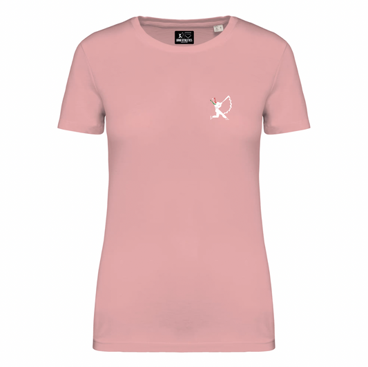 T-SHIRT DONNA ERIKA PIANCASTELLI LOGO PETAL ROSE