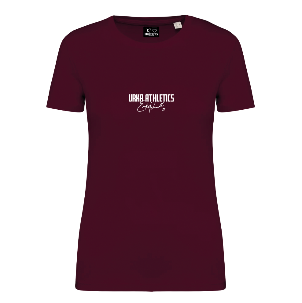 T-SHIRT DONNA ERIKA PIANCASTELLI ESSENTIAL DARK CHERRY