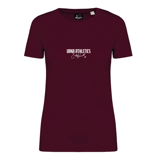 T-SHIRT DONNA ERIKA PIANCASTELLI ESSENTIAL DARK CHERRY