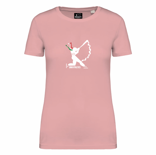 T-SHIRT DONNA ERIKA PIANCASTELLI DESIGN PETAL ROSE