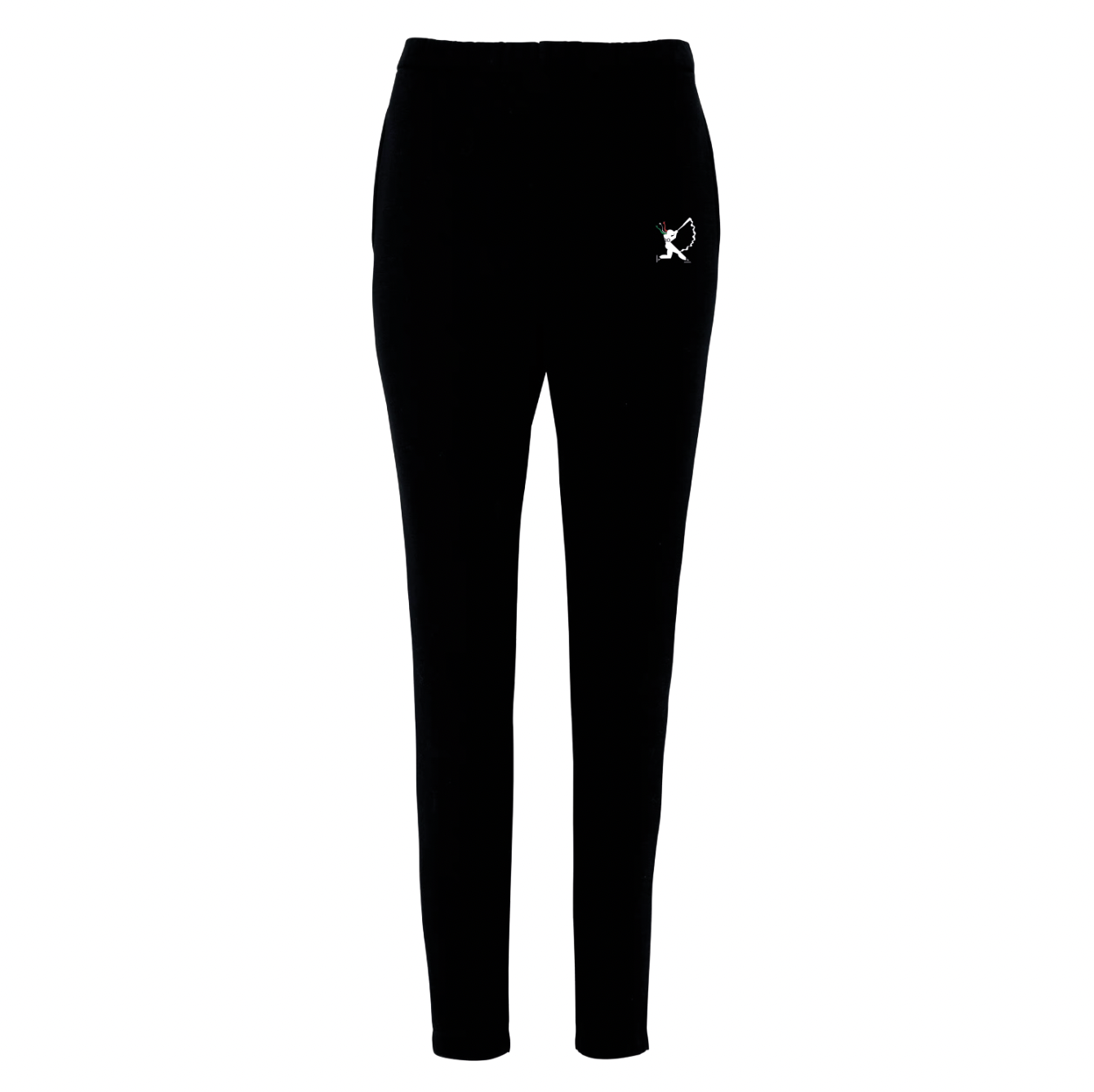 PANTALONI DONNA ERIKA PIANCASTELLI LOGO BLACK