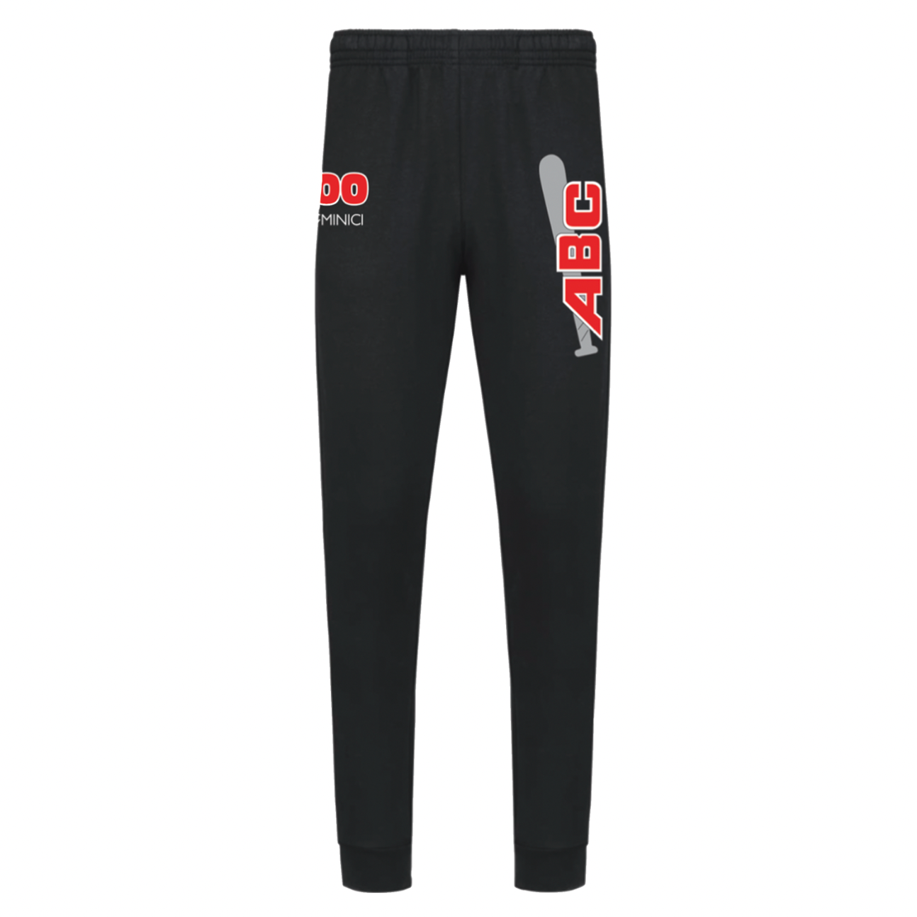 Pantaloni in felpa neri ABC
