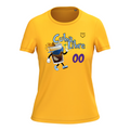 T-shirt donna a maniche corte viola CUBA LIBRE