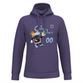 Felpa uomo garzata con cappuccio viola CUBA LIBRE