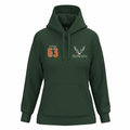 Felpa donna garzata con cappuccio verde JagerBombers