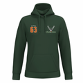 Felpa uomo garzata con cappuccio verde JagerBombers