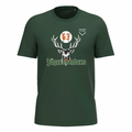 T-shirt uomo Bio150 IC girocollo verde JagerBombers