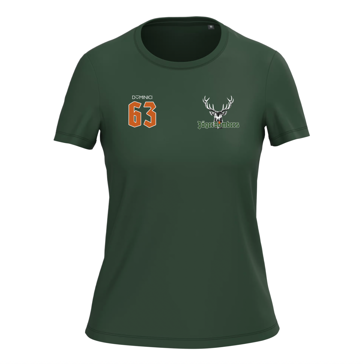 T-shirt donna Bio150 IC girocollo verde JagerBombers