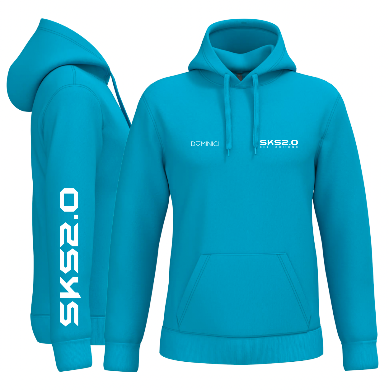 Felpa uomo SKS2.0 celeste