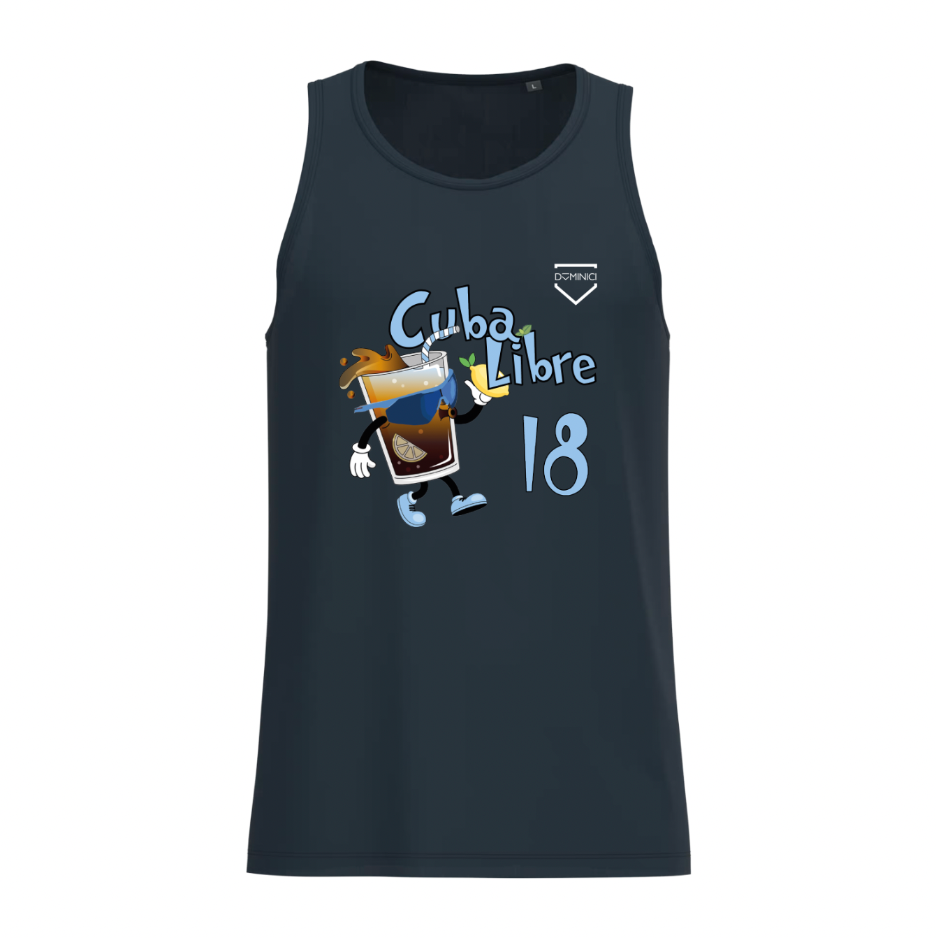 Canotta Bio150 IC navy uomo CUBA LIBRE