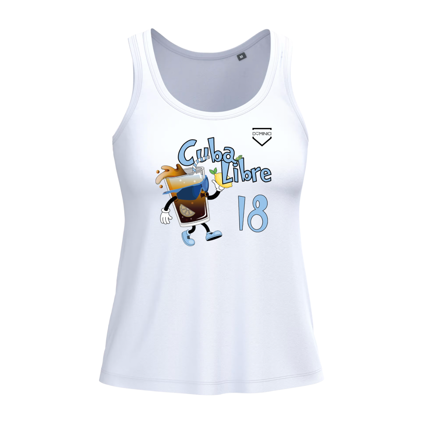 Canotta Bio150 IC bianca donna CUBA LIBRE